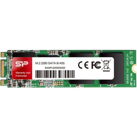 SILICON POWER M.2 2280 A55 - SSD - 256 GB - internal - M.2 2280 - SATA 6Gb / s - 3