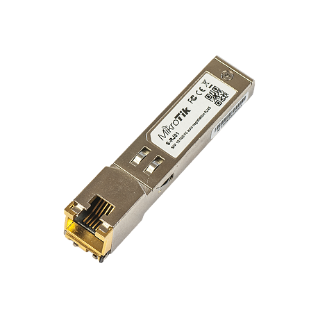 MikroTik S-RJ01 - SFP (mini-GBIC) transceiver module - GigE - 10Base-T, 100Base-TX, 1000Base-T - SFP (mini-GBIC)  /  RJ-45 - 2