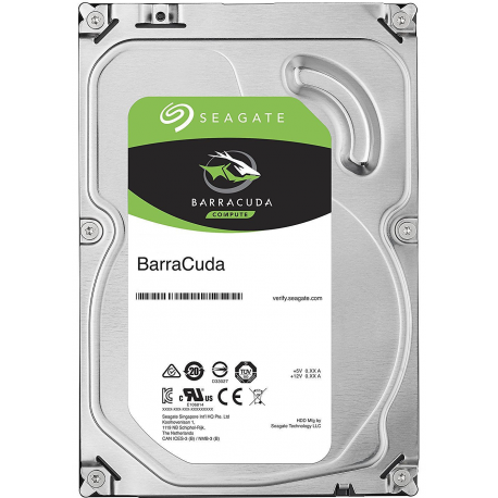 Seagate Barracuda ST8000DM004 - Hard drive - 8 TB - internal - 3.5" - SATA 6Gb / s - buffer: 256 MB - 4