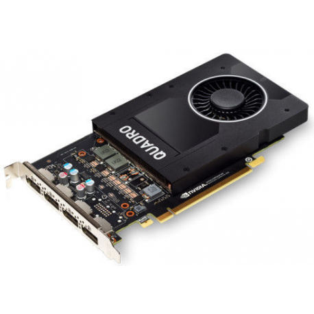 NVIDIA Quadro P2200 - Graphics card - Quadro P2200 - 5 GB GDDR5X - PCIe 3.0 x16 - 4 x DisplayPort - for Workstation Z2 G4 (MT), Z2 G5 (tower), Z4 G4, Z6 G4, Z8 G4; ZCentral 4R - 2