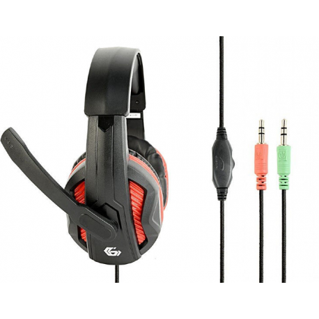 Gembird GHS-03 - Headset - full size - wired - 3.5 mm jack - matte black - 1