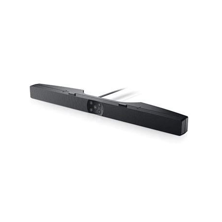 Dell Pro Stereo Soundbar AE515M - Sound bar - for monitor - USB - 5 Watt - black - for Dell E1916, E1920, E2016, E2020, E2216, E2218, E2219, E2220, E2316, E2318, E2417, E2418, E2420, E2720, P1917, P2018, P2217, P2219, P2319, P2418, P2419, P2421, P2719, P2720; UltraSharp U2417, U2419, U2421, U2515, U2520, U2719, U2720, U2721, U2917, U3219, UP2516, UP2716, UP2718, UP2720, UP3017, UP3216 - 6