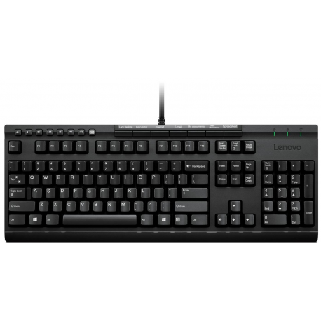 Lenovo Enhanced Performance Gen II - Keyboard - USB - US - black - for ThinkCentre M80t Gen 3; ThinkCentre neo 50; ThinkPad T14s Gen 3; V50t Gen 2-13 - 0
