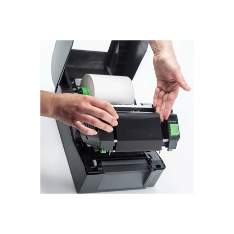 Brother TD-4520TN - Label printer - direct thermal  /  thermal transfer - Roll (11 cm) - 300 x 300 dpi - up to 127 mm / sec - USB 2.0, LAN, USB host, RS232C - 4