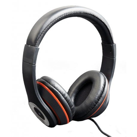 Gembird Los Angeles - Headphones with mic - full size - wired - 3.5 mm jack - black - 2