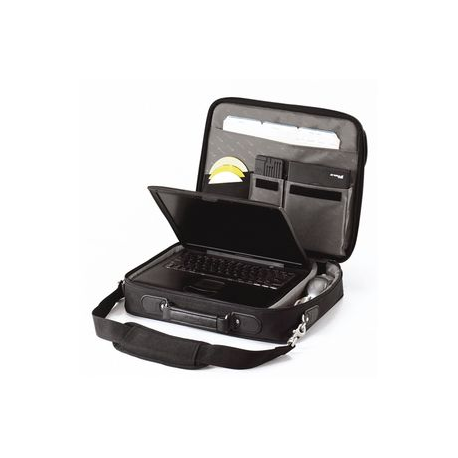 Targus Notepac Clamshell - Notebook carrying case - 15.6" - black - 3