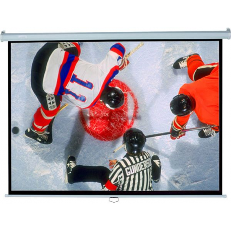 Elite Screens Manual Series M80NWV - Projection screen - 80" (203 cm) - 4:3 - Matte White - 3