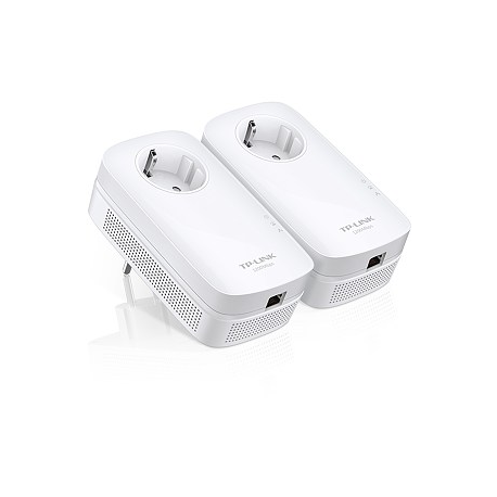 TP-Link TL-PA8010P KIT - Starter Kit - powerline adapter - GigE, HomePlug AV (HPAV), HomePlug AV (HPAV) 2.0 - wall-pluggable - 3