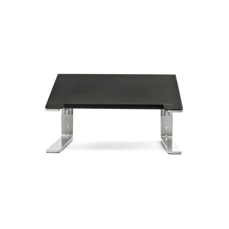 StarTech.com Adjustable Laptop Stand - Heavy Duty Steel & Aluminum - 3 Height Settings - Tilted - Ergonomic Laptop Riser for Desk (LTSTND) - Notebook stand - desktop - 17" - black, silver - 5