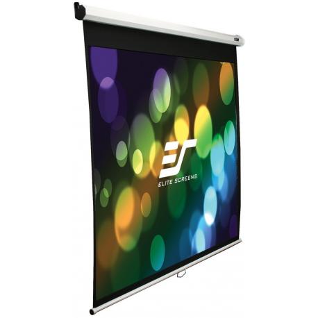 Elite Screens Manual Series M71XWS1 - Projection screen - ceiling mountable, wall mountable - 71" (180 cm) - 1:1 - MaxWhite - white - 1