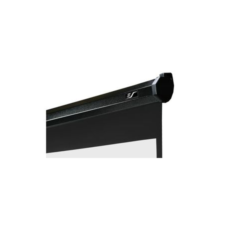 Elite Screens Manual Series M135UWH2 - Projection screen - ceiling mountable, wall mountable - 135" (343 cm) - 16:9 - MaxWhite - black - 1