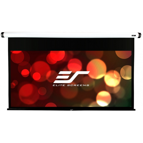 Elite Screens Manual Series M128NWX - Projection screen - ceiling mountable, wall mountable - 128" (325 cm) - 16:10 - Matte White - white - 3