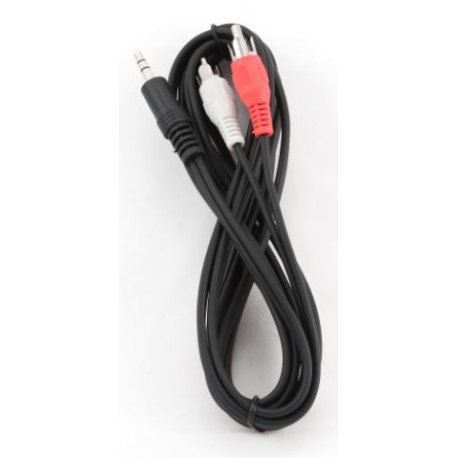 Gembird CCA-458 - Audio cable - RCA x 2 male to stereo mini jack male - 1.5 m - 1