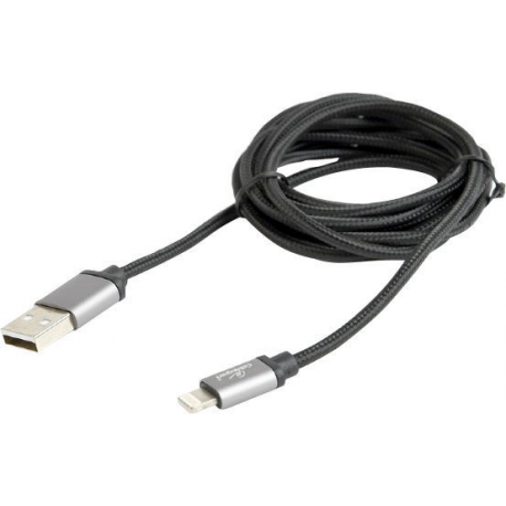 Cablexpert - Lightning cable - USB male to Lightning male - 1.8 m - black - for Apple iPad / iPhone / iPod (Lightning) - 3