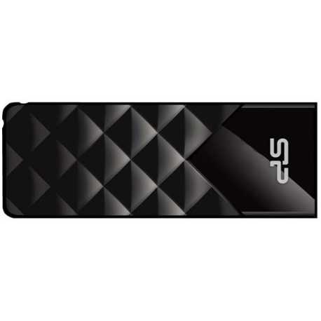 SILICON POWER Ultima U03 - USB flash drive - 16 GB - USB 2.0 - mystery black - 2