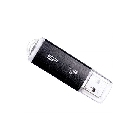 SILICON POWER Blaze B02 - USB flash drive - 16 GB - USB 3.0  /  USB-C - black - 7