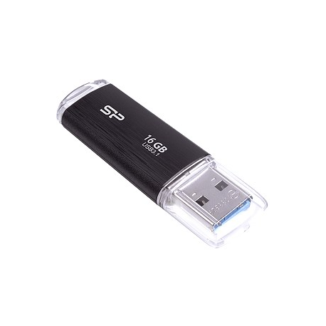 SILICON POWER Blaze B02 - USB flash drive - 16 GB - USB 3.0  /  USB-C - black - 9
