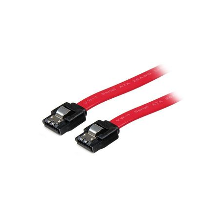 StarTech.com 8in Latching SATA to SATA Cable - F / F - SATA cable - Serial ATA 150 / 300 / 600 - SATA (R) to SATA (R) - 20 cm - latched - red - for P / N: 10P6G-PCIE-SATA-CARD, 2P6G-PCIE-SATA-CARD, 4P6G-PCIE-SATA-CARD, 6P6G-PCIE-SATA-CARD - 2