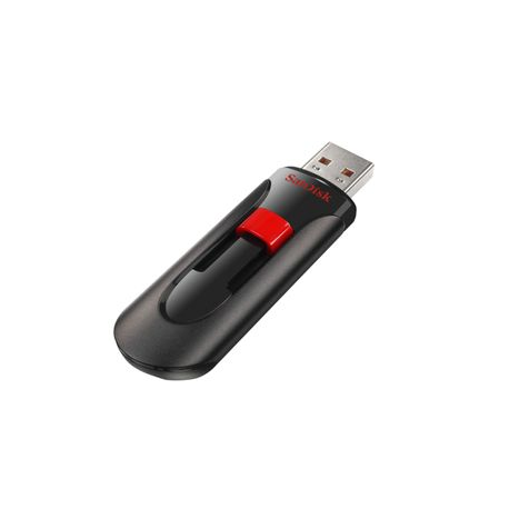 SanDisk Cruzer Glide - USB flash drive - 32 GB - USB 2.0 - black, red - 2