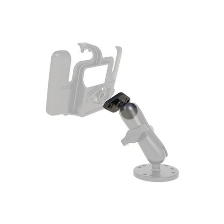 RAM RAM-B-238U - Mounting component (ball base) - rubber, powder-coated marine grade aluminium - 2