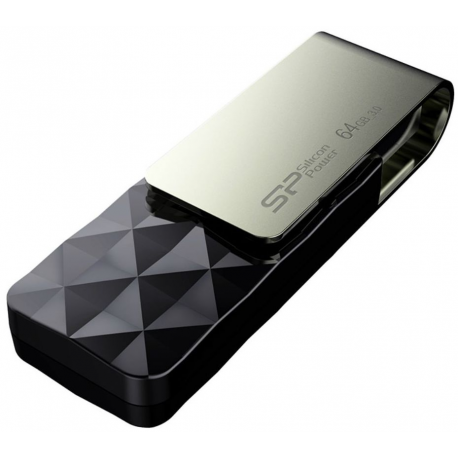 SILICON POWER Blaze B30 - USB flash drive - 64 GB - USB 3.0 - black - 2