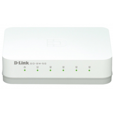 D-Link GO-SW-5G - Switch - unmanaged - 5 x 10 / 100 / 1000 - desktop - 4