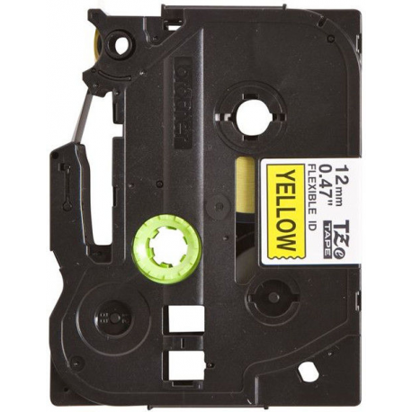 Brother TZe-FX631 - Black on yellow - Roll (1.2 cm x 8 m) 1 cassette(s) flexible ID tape - for Brother PT-D210, D600, H110; P-Touch PT-1005, D200, D450, E550, H110, P300, P900, P950 - 1