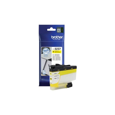 Brother LC3237Y - Yellow - original - ink cartridge - for Brother HL-J6000DW, HL-J6100DW, MFC-J5945DW, MFC-J6945DW, MFC-J6947DW - 3
