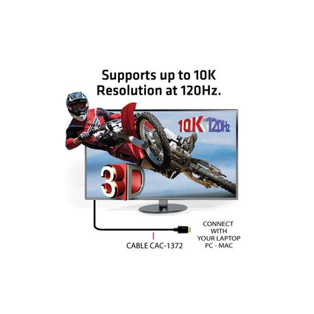 Club 3D CAC-1372 - HDMI cable - HDMI male to HDMI male - 2 m - 3