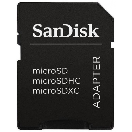 SanDisk Extreme - Flash memory card (microSDHC to SD adapter included) - 32 GB - A1  /  Video Class V30  /  UHS-I U3 - microSDHC UHS-I - 1
