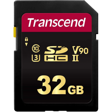 Transcend 700S - Flash memory card - 32 GB - Video Class V90 / UHS-II U3 / Class10 - SDHC UHS-II - 2