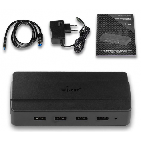 i-Tec USB 3.0 Charging HUB - Hub - 4 x SuperSpeed USB 3.0 - desktop - 5