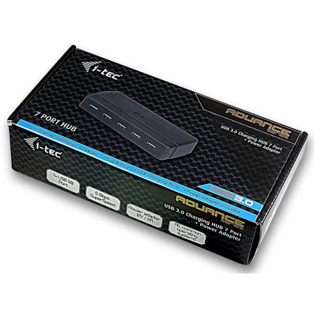 i-Tec USB 3.0 Charging HUB - Hub - 7 x SuperSpeed USB 3.0 - desktop - 4