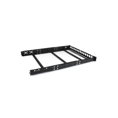 StarTech.com 1U Universal Server Rack Rails - TAA Compliant Adjustable Depth Server Mounting Rails - 19inch Rack Mount Rails (UNIRAILS1U) - Rack rail - black - 1U - 19" - for P / N: RK2433BKM, RK2537BKM, RK3236BKF, RK4236BKB, RK4242BK24, RK4242BK30, RKQMCAB12V2 - 5