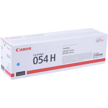 Canon 054 H - High capacity - cyan - original - toner cartridge - for ImageCLASS LBP622Cdw, MF641CW, MF642Cdw, MF644Cdw - 1
