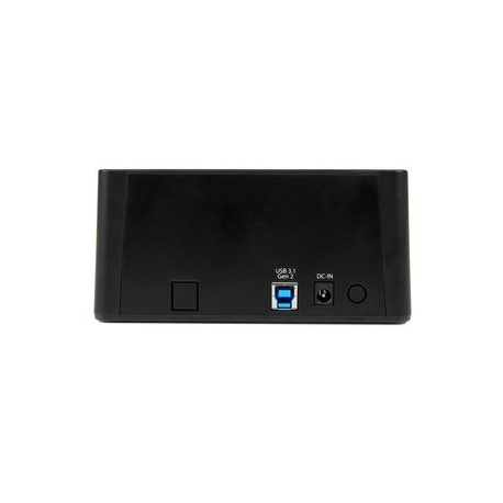 StarTech.com USB 3.1 (10Gbps) Hard Drive Duplicator Dock for 2.5" & 3.5" SATA SSD HDD + 4Kn - USB /  USB-C [Thunderbolt 3 Compatible] Cloner (SDOCK2U313R) - Hard drive duplicator - 2 bays (SATA-300) - for P / N: TBLT3MM1MA, TBLT3MM2M, TBLT3MM2MA - 1