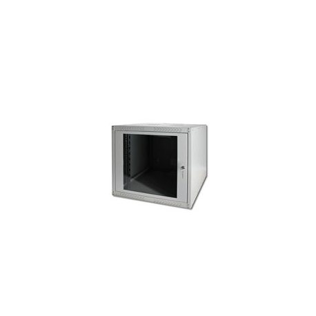 DIGITUS Professional Line DN-19 09-U-EC - Cabinet - wall mountable - grey, RAL 7035 - 9U - 19" - 1