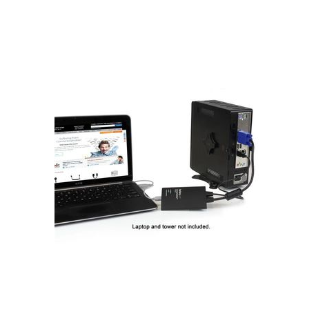 StarTech.com USB Crash Cart Adapter - File Transfer & Video - Portable Server Room Laptop to KVM Console Crash Cart (NOTECONS02) - KVM switch - 1 x KVM port(s) - 1 local user - desktop - 4
