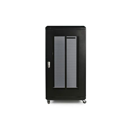 StarTech.com 22U Server Rack Cabinet on Wheels - 36 inch Adjustable Depth - Portable Network Equipment Enclosure (RK2236BKF) - Rack - 22U - for P / N: CABCAGENUTS6, CABSCREWM52, CABSCREWSM6, CABSCRWM520, CABSCRWM620, CABSCRWS1224 - 4