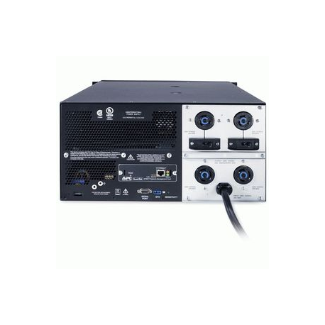 APC Smart-UPS - UPS (rack-mountable) - AC 208 V - 4 kW - 5000 VA - Ethernet 10 / 100, RS-232 - output connectors: 4 - 5U - black - for P / N: AR4038IX432, NBWL0356A, SMX2000LVNCUS, SMX2000LVUS, SMX3000HVTUS, SRT1000RMXLA - 1