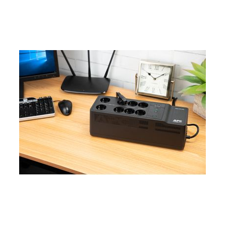 APC Back-UPS BE850G2 - UPS - AC 230 V - 520 Watt - 850 VA - output connectors: 8 - black - 5