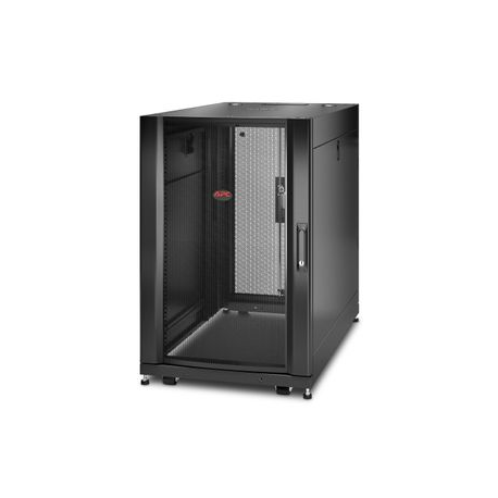 APC NetShelter SX - Rack cabinet - black - 18U - 19" - for P / N: SURT48RMXLBP - 4