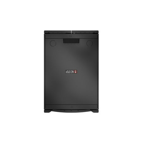 APC NetShelter SX - Rack cabinet - black - 12U - 19" - for P / N: SURT48RMXLBP - 2