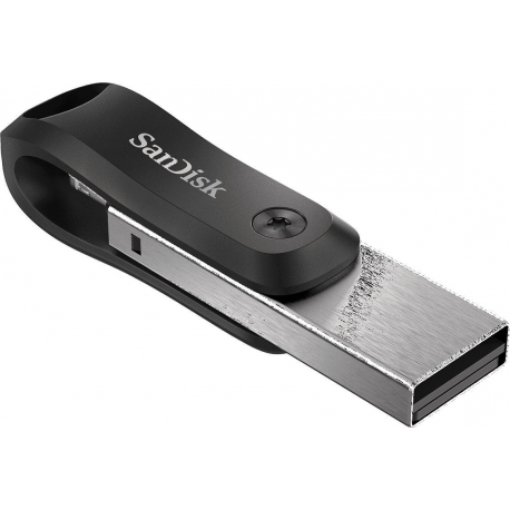 SanDisk iXpand Go - USB flash drive - 256 GB - USB 3.0  /  Lightning - 9