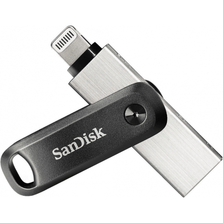 SanDisk iXpand Go - USB flash drive - 256 GB - USB 3.0  /  Lightning - 10