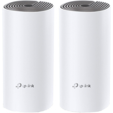TP-Link Deco E4 - Wi-Fi system - (2 routers) - up to 2,800 sq.ft - mesh - Wi-Fi 5 - Dual Band - 4