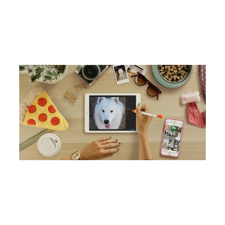 Logitech Crayon - Digital pen - wireless - intense sorbet - 17