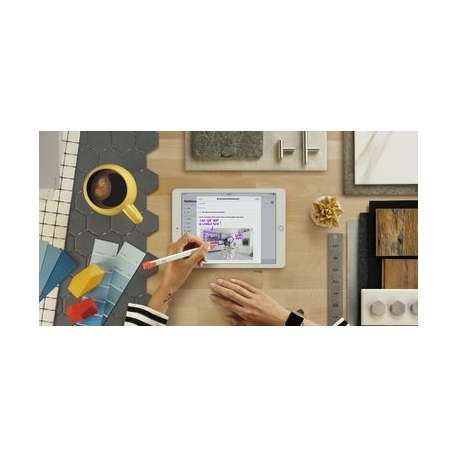 Logitech Crayon - Digital pen - wireless - intense sorbet - 30