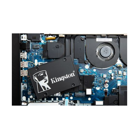 Kingston KC600 - SSD - encrypted - 2 TB - internal - 2.5" - SATA 6Gb / s - 256-bit AES-XTS - Self-Encrypting Drive (SED), TCG Opal Encryption - 5
