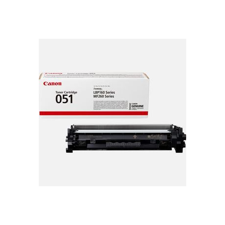 Canon 051 - Black - original - toner cartridge - for imageCLASS MF264, MF267, MF269; i-SENSYS MF264, MF267, MF269; Satera LBP161, LBP162 - 4